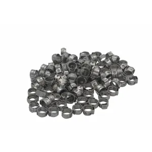 100pc 304 Stainless Steel 5.8-7mm Ear Hose Clamp Grab Kit Assortment