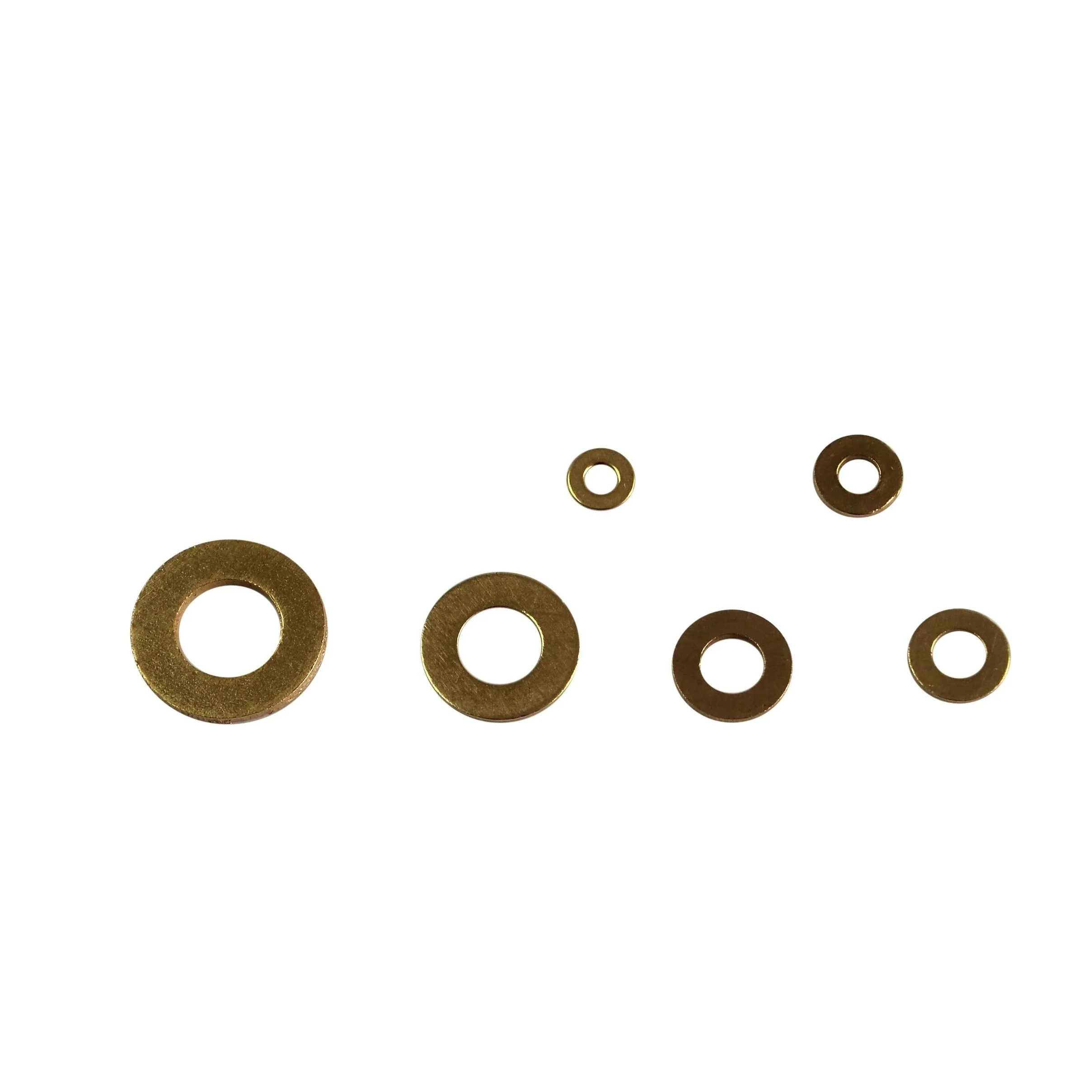 250pc Metric Brass Washer Grab Kit Assortment