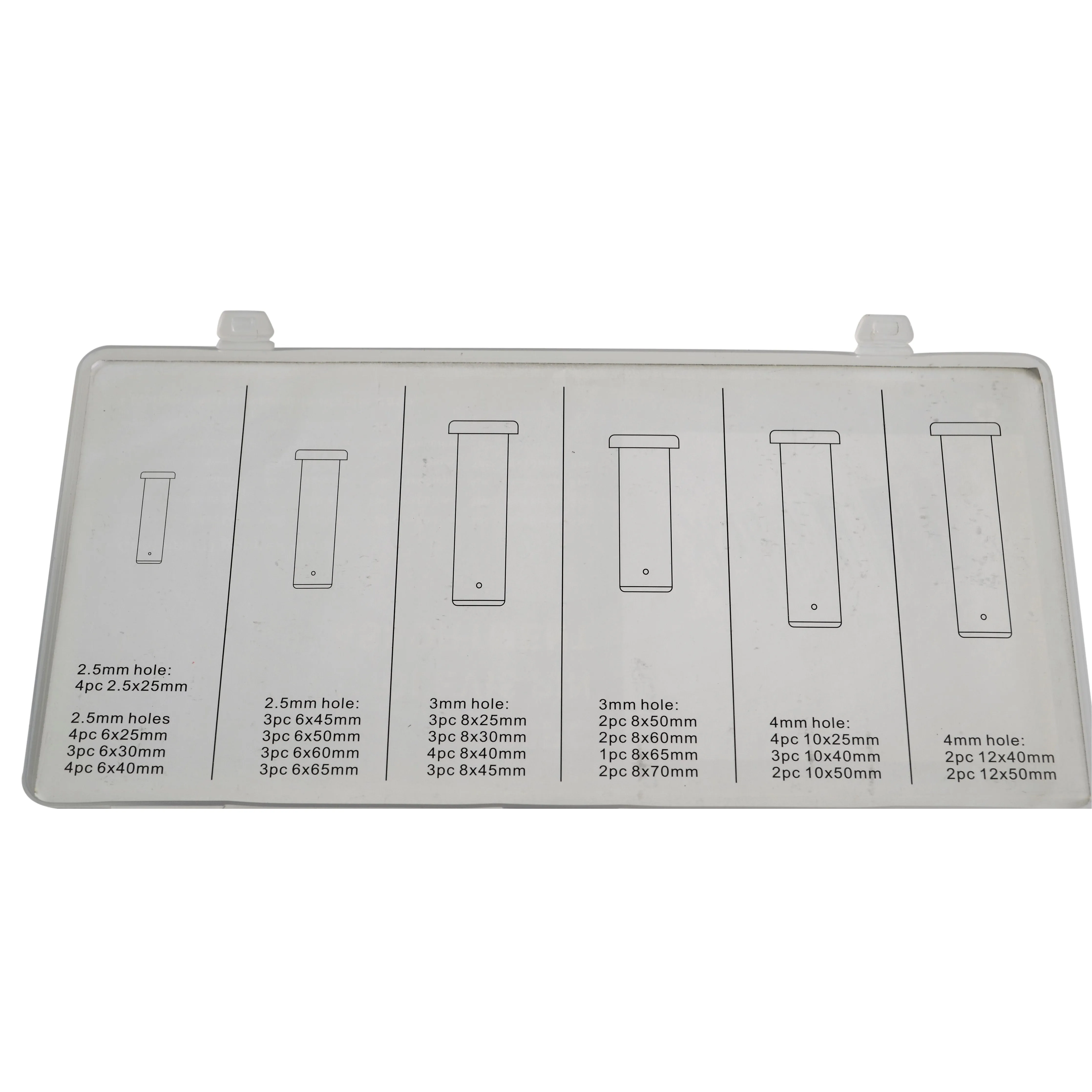 60pc Metric Clevis Pins Grab Kit