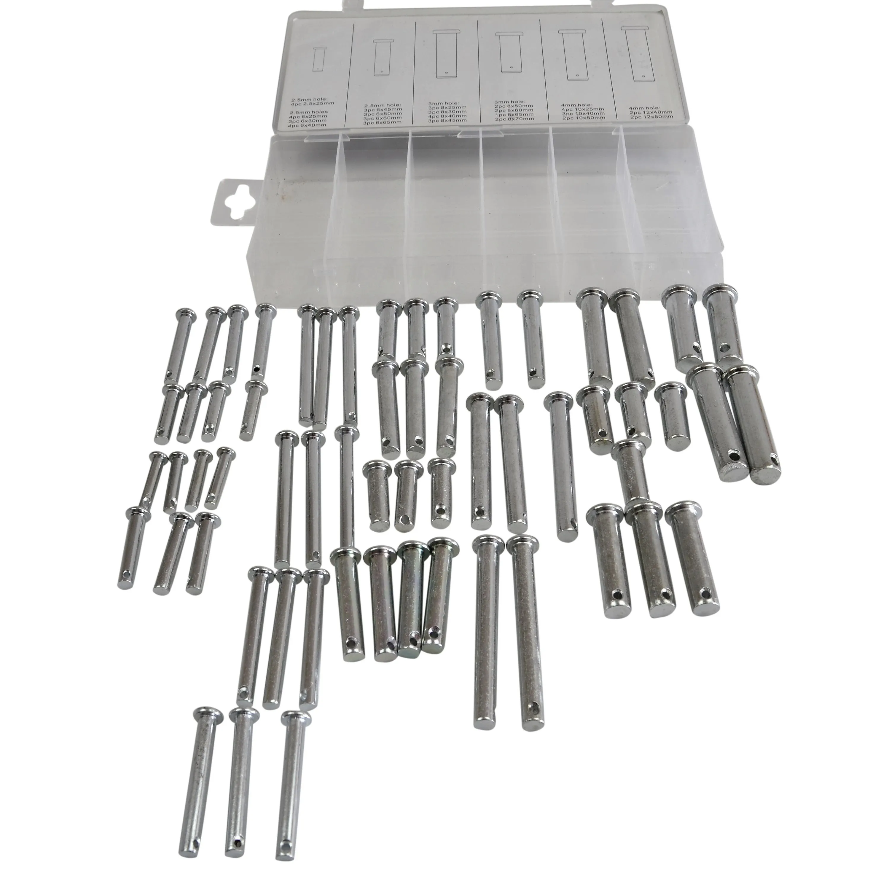 60pc Metric Clevis Pins Grab Kit