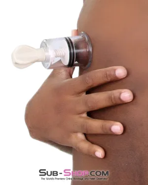 7213S-SIS      Sissy Boy Nipple Suction Body Cupping Cup, 1.6" Wide