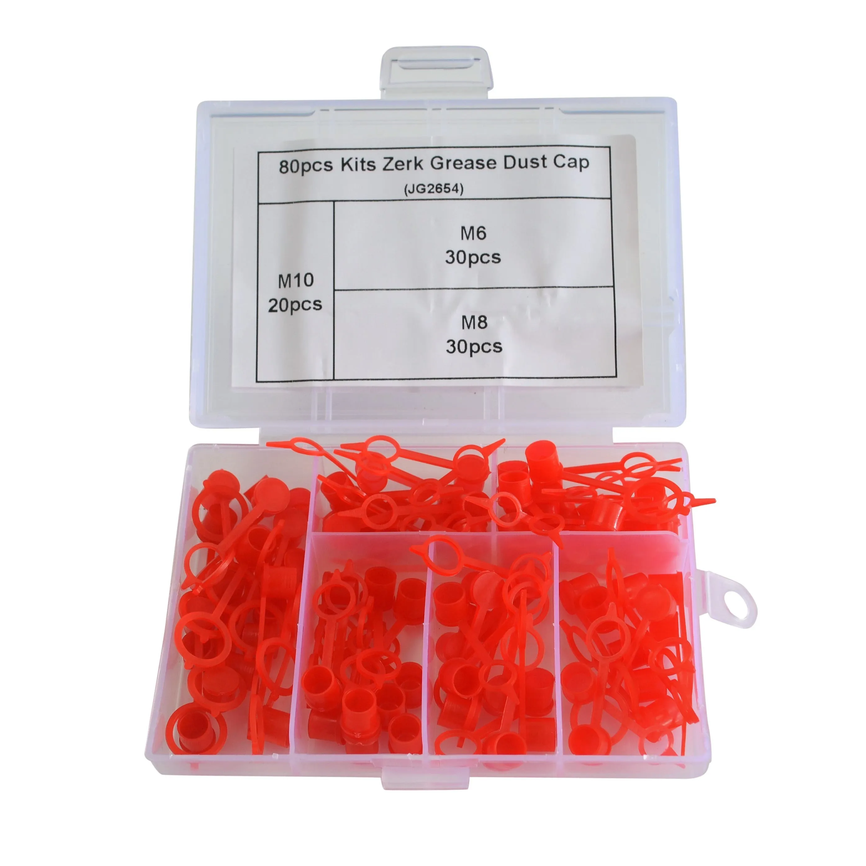 80pc Grease Nipple Cap Grab Kit