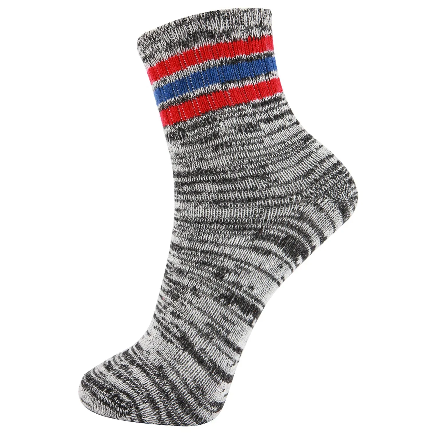 AAS Mixed Color Thick Warm Wool Socks 5Pack