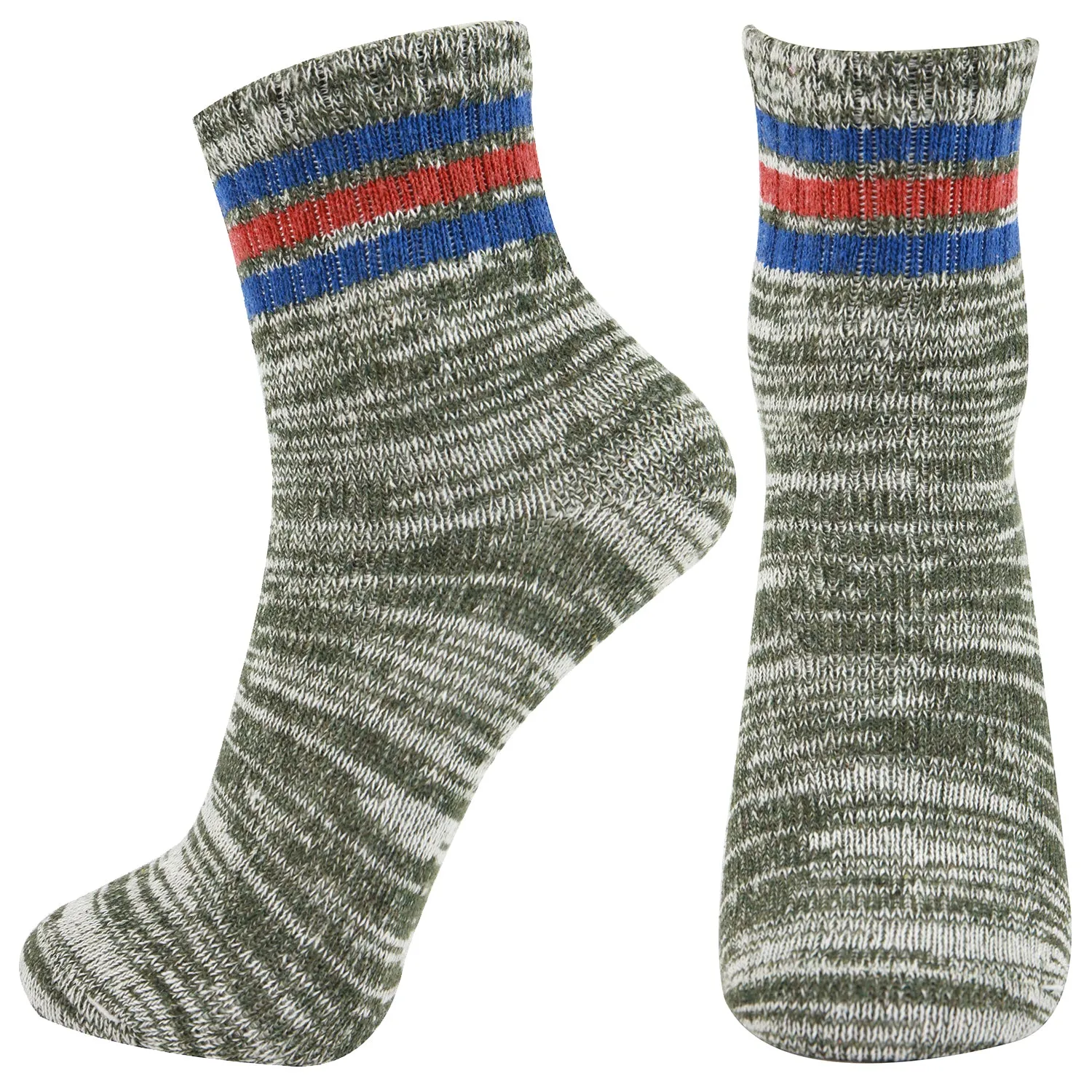 AAS Mixed Color Thick Warm Wool Socks 5Pack