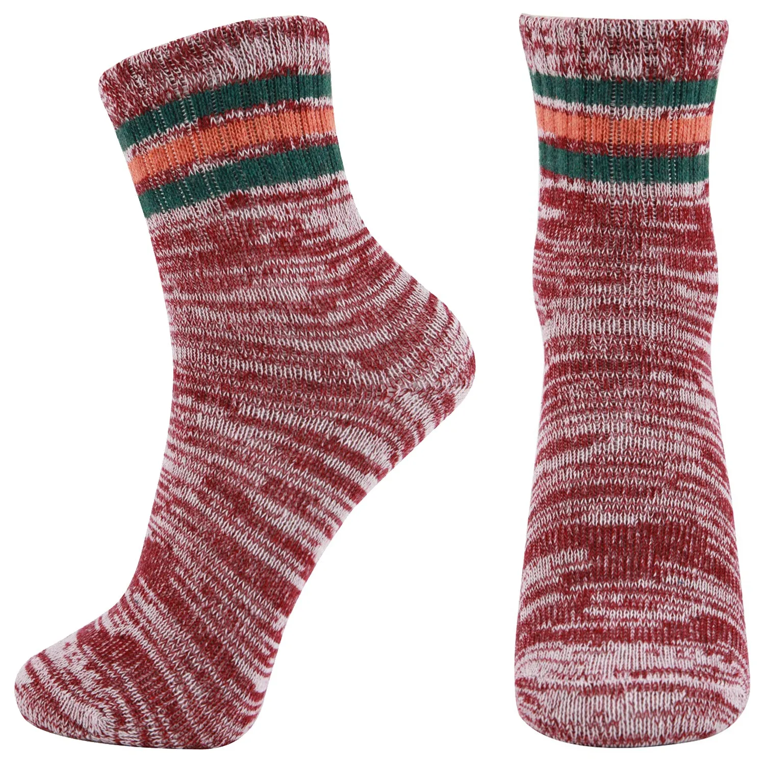 AAS Mixed Color Thick Warm Wool Socks 5Pack