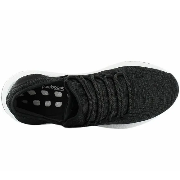 Adidas Pureboost Low Top Mens Athletic Running Shoes Black BA8899 NEW Multi Sz