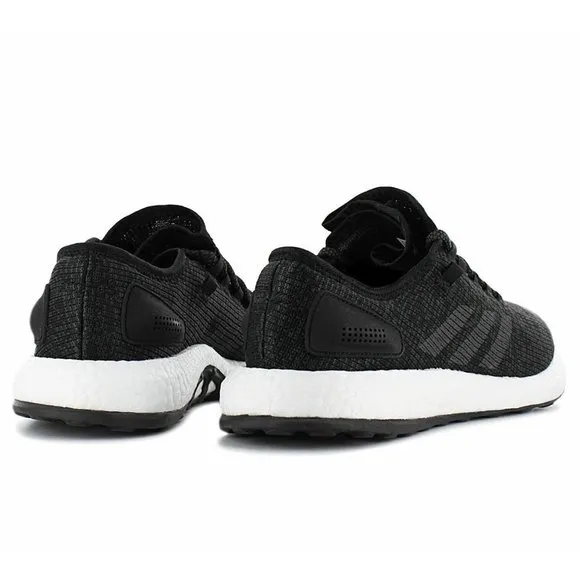 Adidas Pureboost Low Top Mens Athletic Running Shoes Black BA8899 NEW Multi Sz