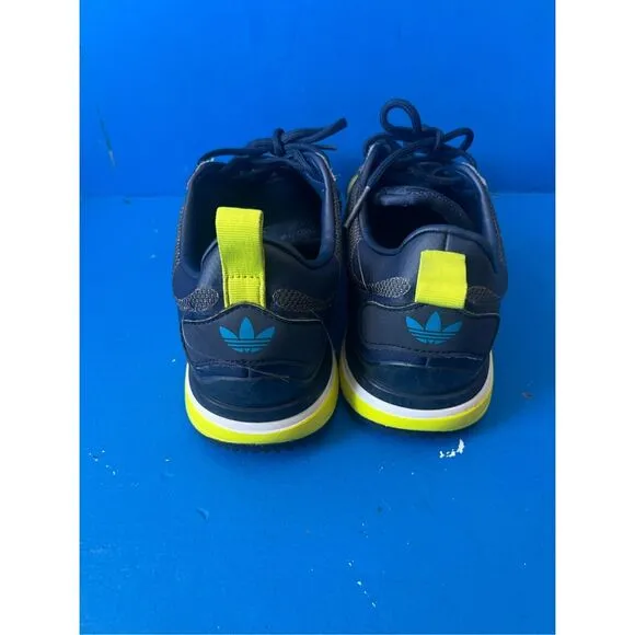 Adidas ZX 700 HD Mens Size  8.5 Navy Blue Yellow Athletic Running Shoes Sneakers