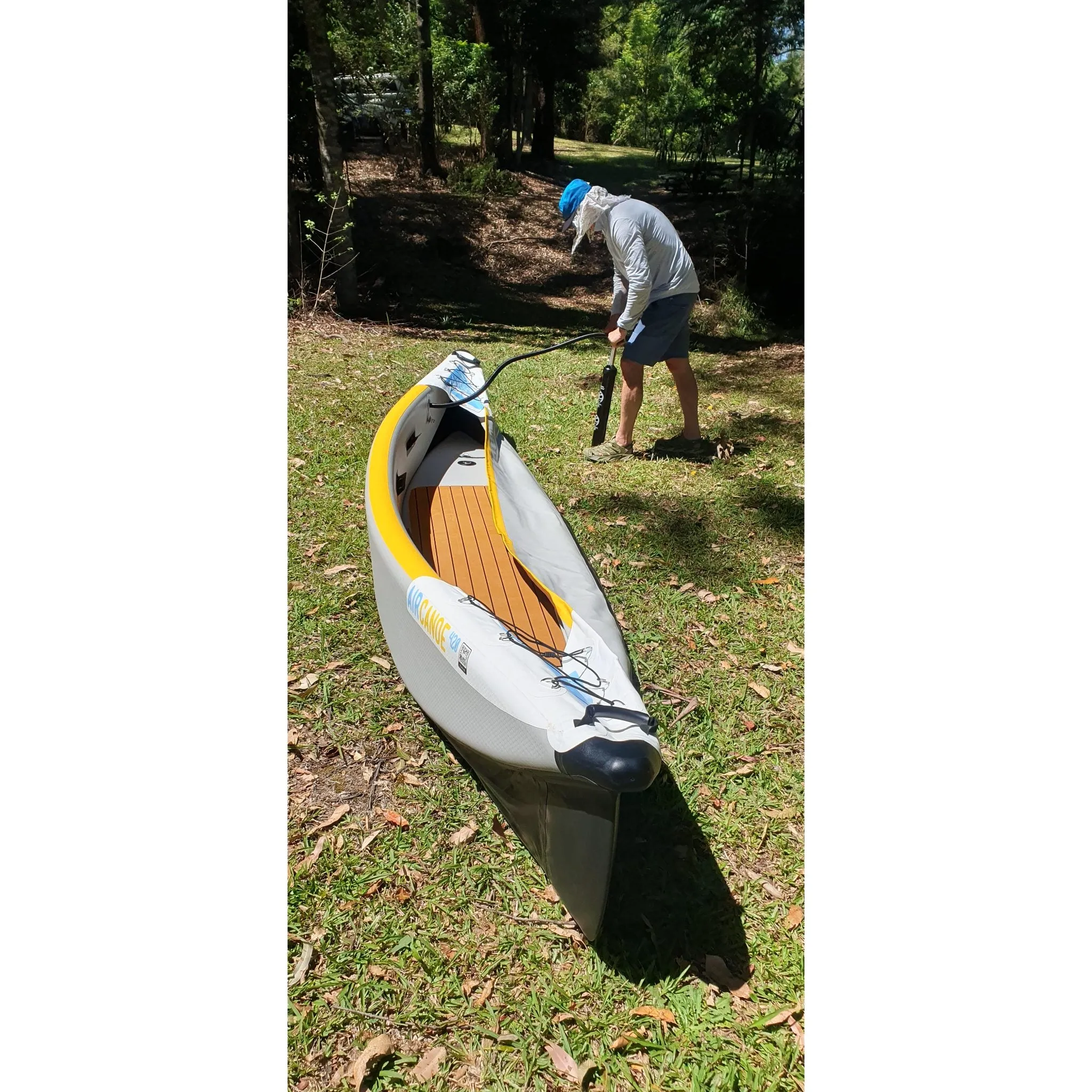 Air Canoe 420 - 4.2m 3-Seater Inflatable Canoe