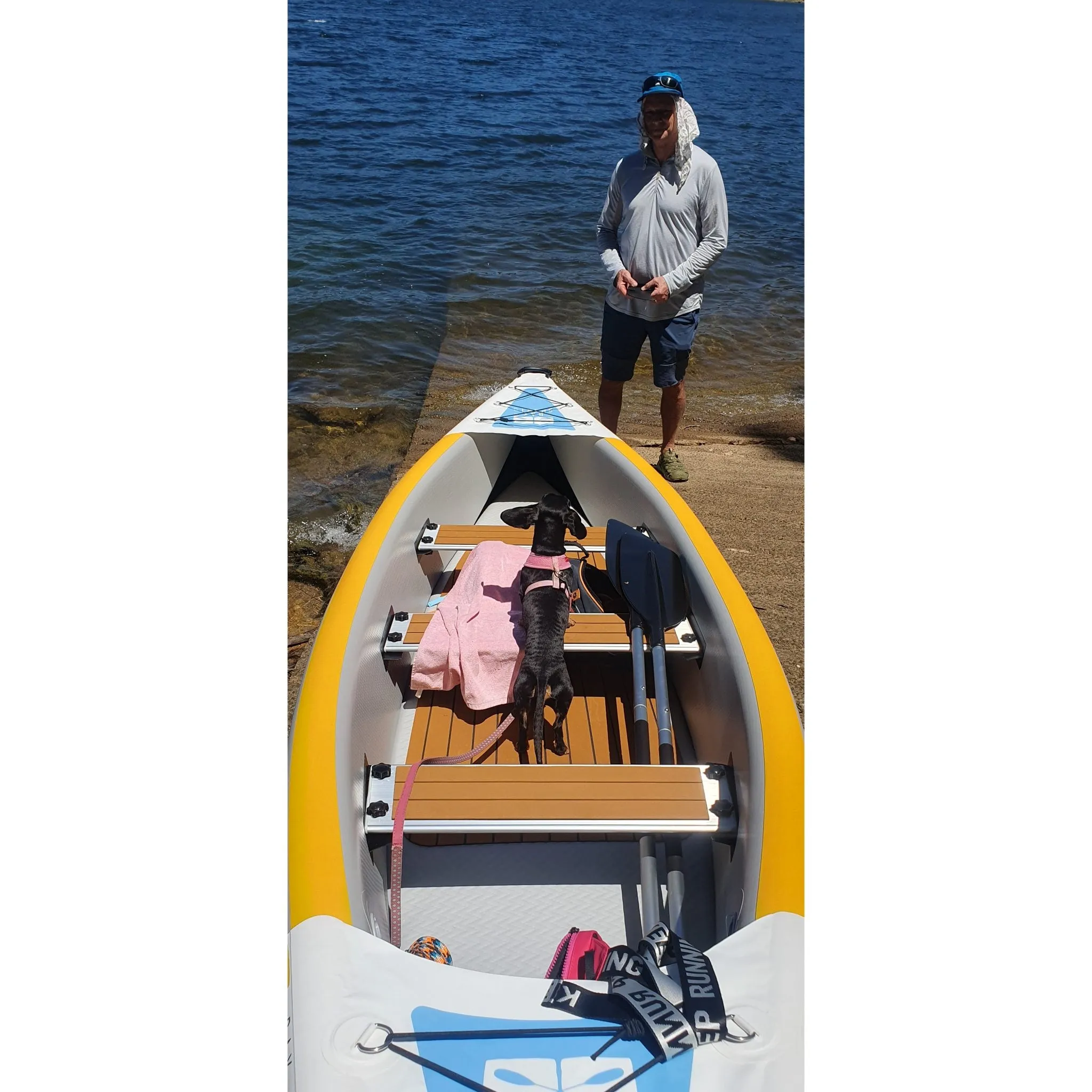 Air Canoe 420 - 4.2m 3-Seater Inflatable Canoe