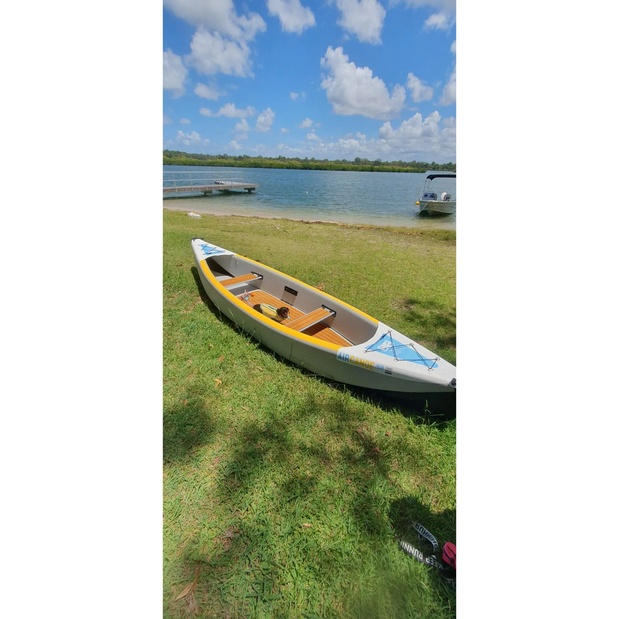 Air Canoe 420 - 4.2m 3-Seater Inflatable Canoe