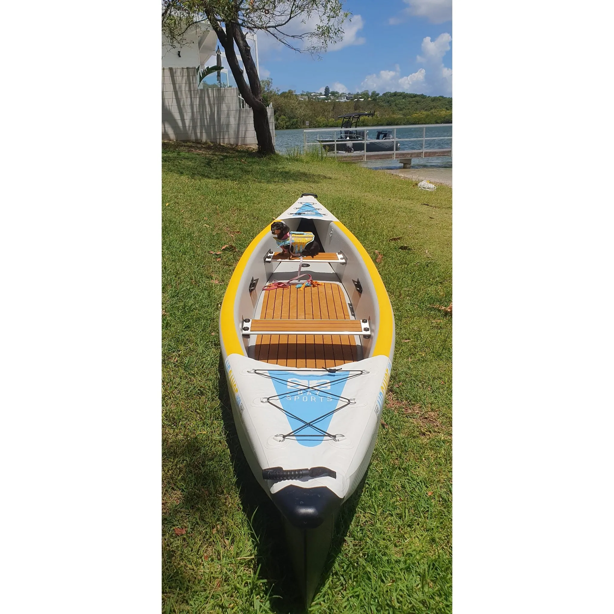 Air Canoe 420 - 4.2m 3-Seater Inflatable Canoe