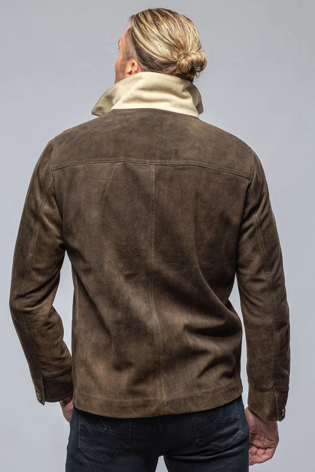 Andrin Deerskin Jacket In Walnuss