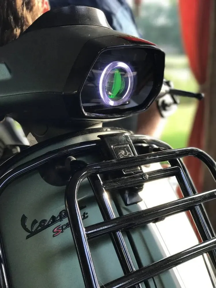 Angel Eye With Green Devil Eye (model 1) | Vespa Sprint