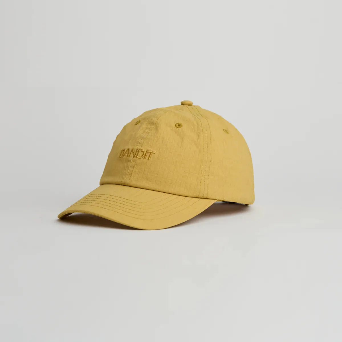 Bandit Running Nylon Dad Hat - Straw