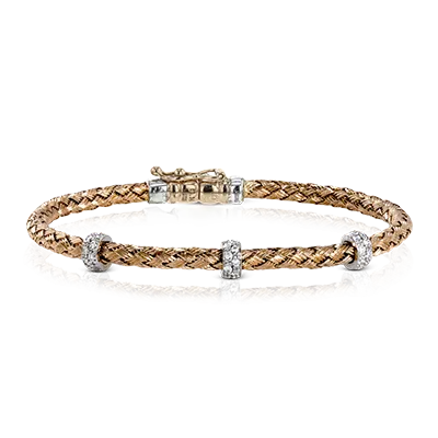 Bangle in 18k Gold with Diamonds