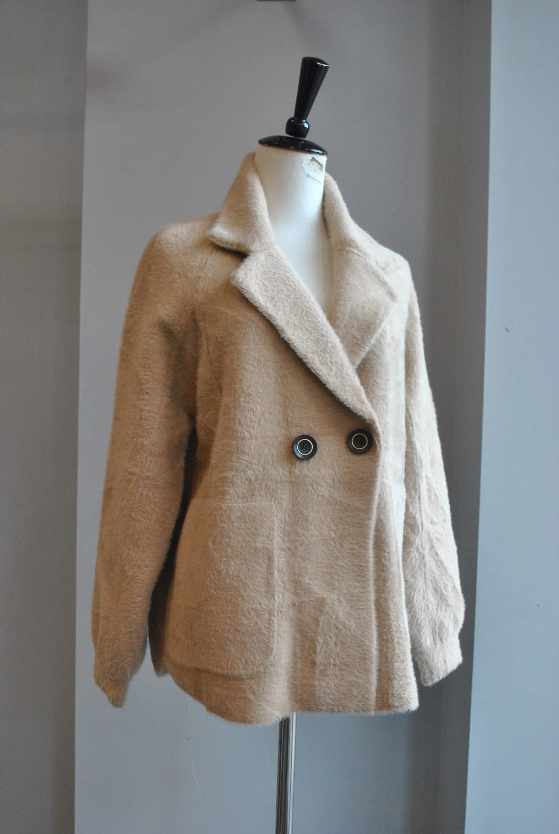 BEIGE ALPAKA JACKET