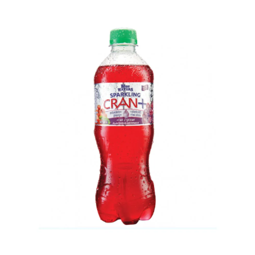 Blue Waters Sparkling Cran Grape Flavoured Water 500ml