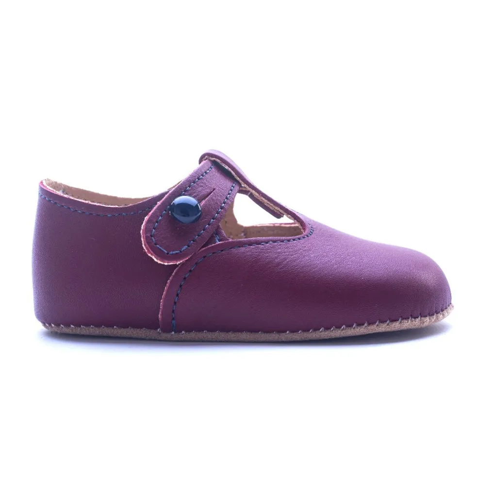 Britannical x Early Days - Alex Pre-Walker Baby Shoes - Burgundy