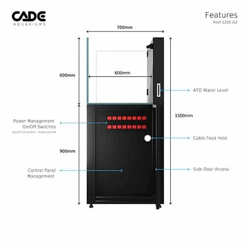 Cade Pro Reef S2 1200 (PR1200) - Black