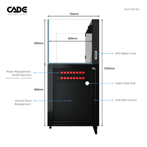 Cade Pro Reef S2 2100 (PR2100) - Black