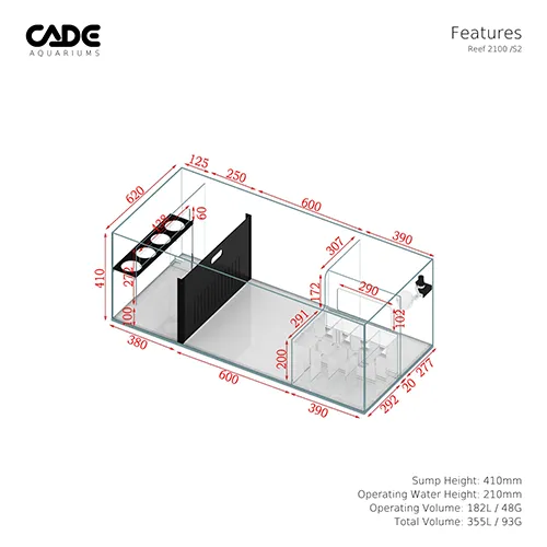 Cade Pro Reef S2 2100 (PR2100) - Black