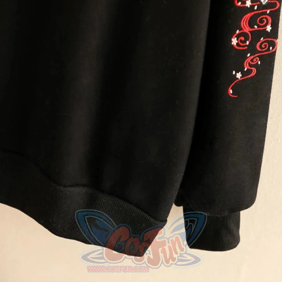 Cartoon Fox Tassel Drawstring Hoodie mp006245