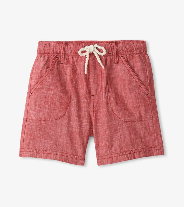 Chambray Woven Short
