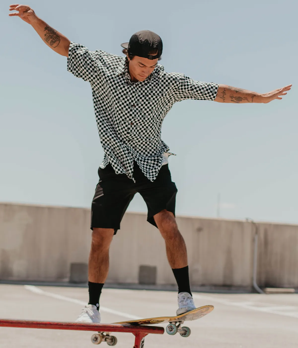 Checker S/S Woven