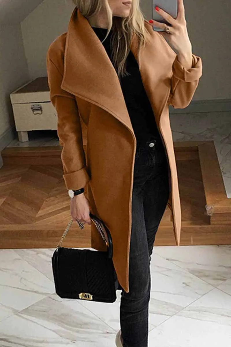 Chicindress Solid Color Stand-collar Warm Waist Coat