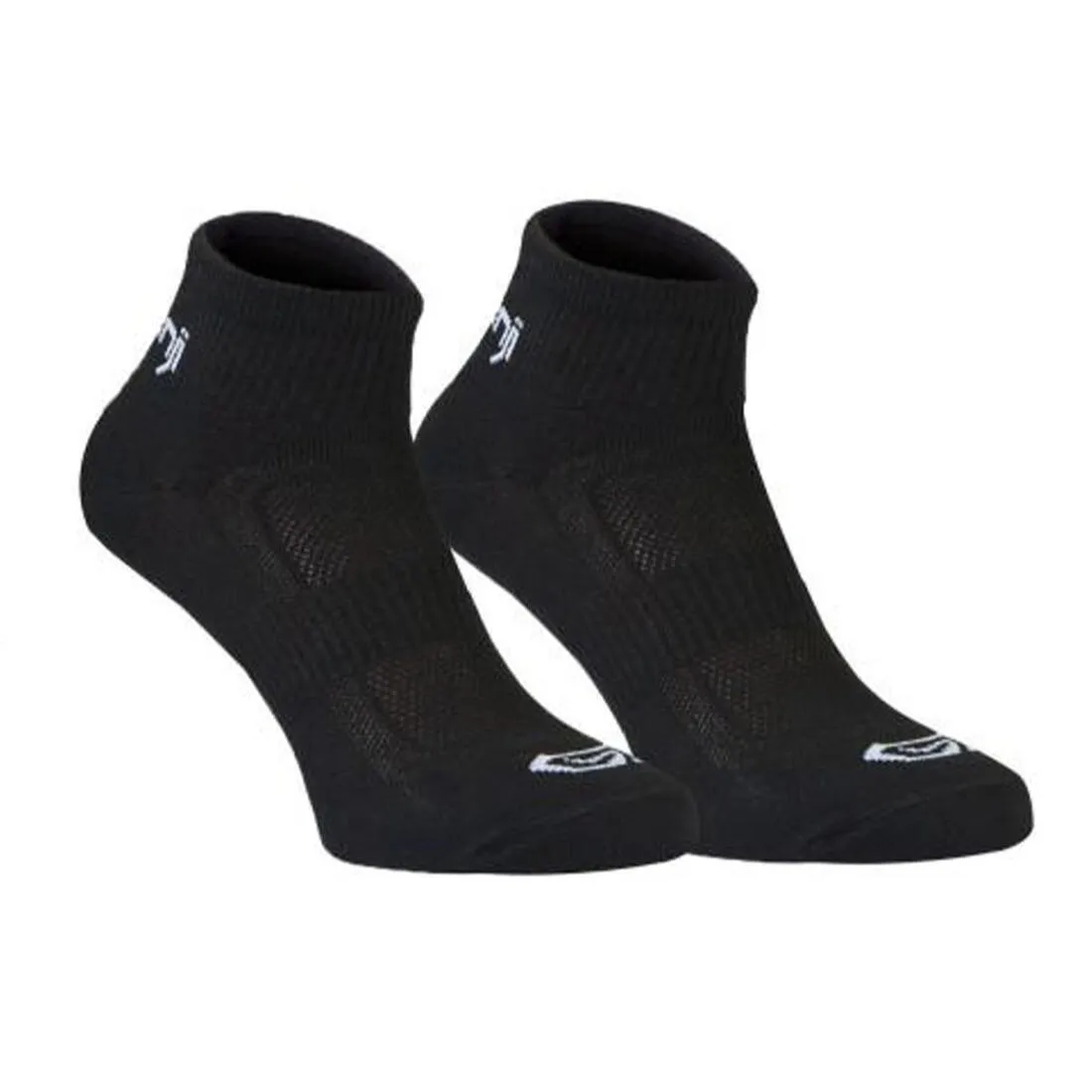 CHILDREN'S ATHLETICS SOCKS BLACK PACK OF 2