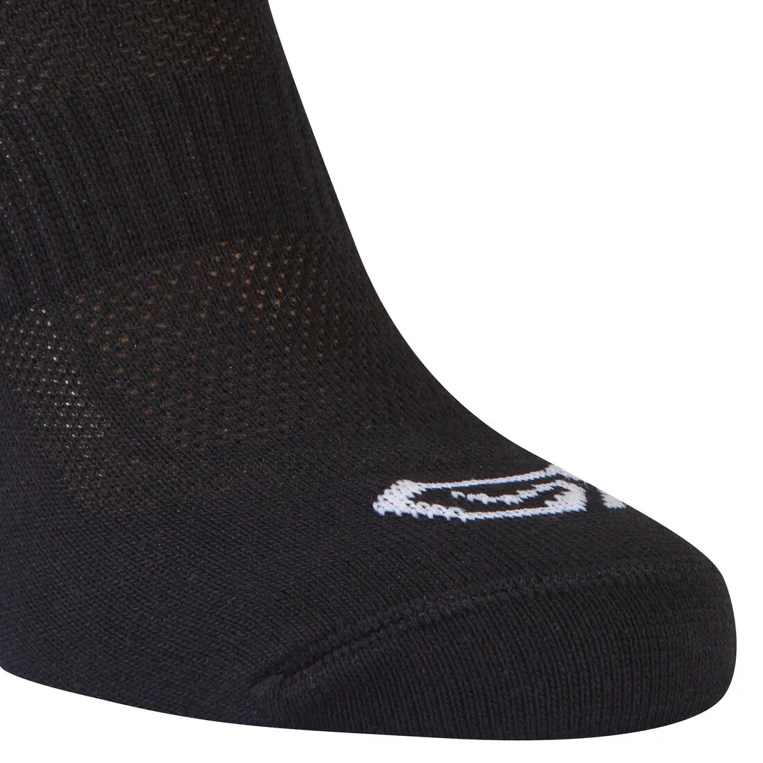 CHILDREN'S ATHLETICS SOCKS BLACK PACK OF 2