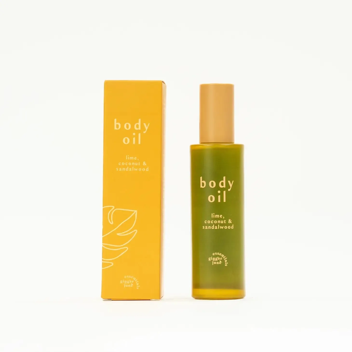 Coconut & Lime & Sandalwood Body Oil