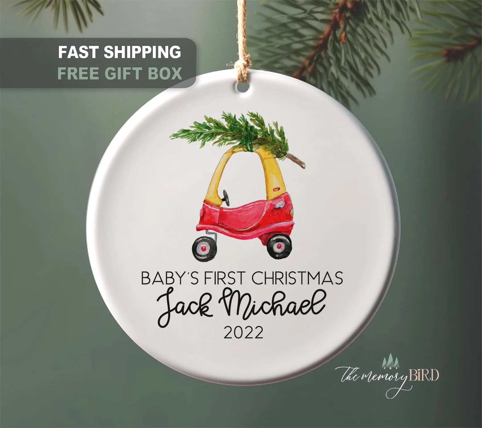 Cozy Coupe Christmas Ornament