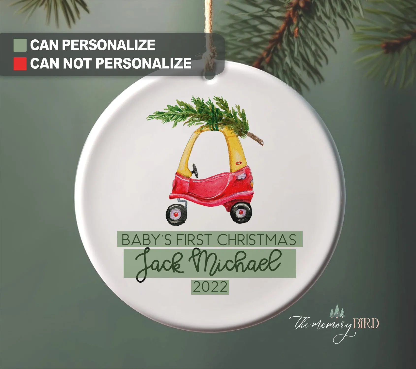 Cozy Coupe Christmas Ornament