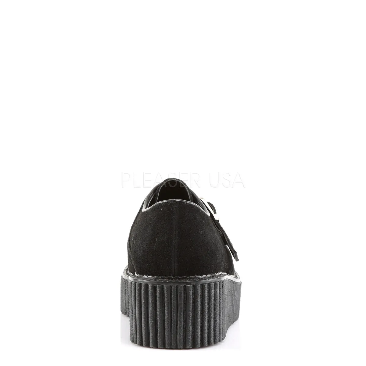 CREEPER-118  Black Vegan Suede