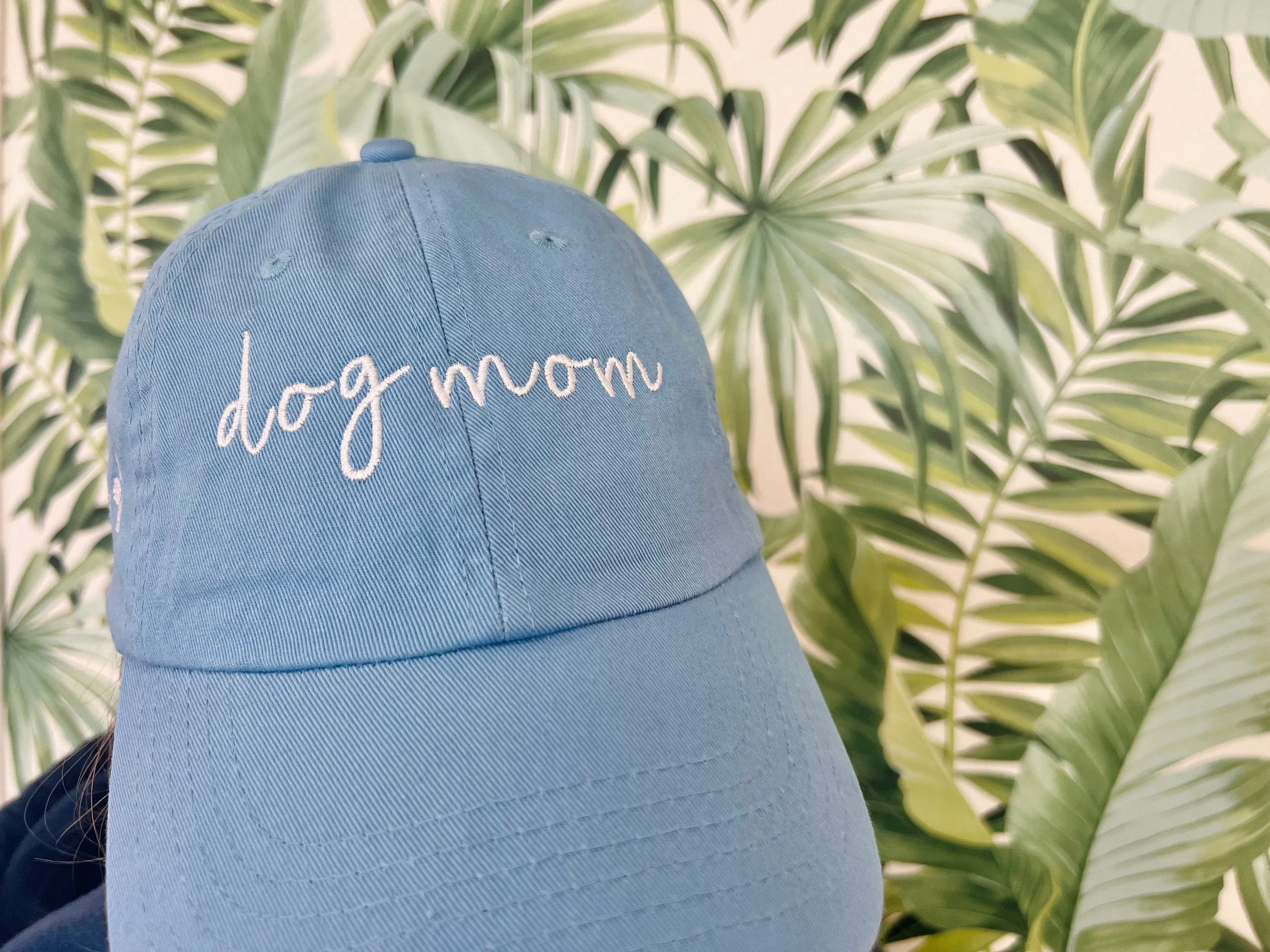 Customized Dog Mom Embroidered Mom Hat