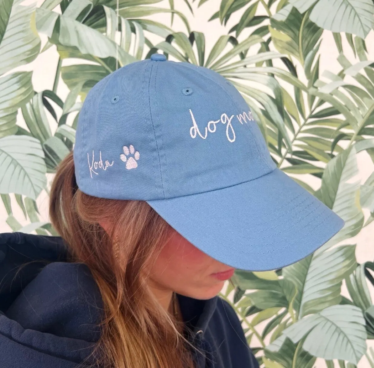 Customized Dog Mom Embroidered Mom Hat