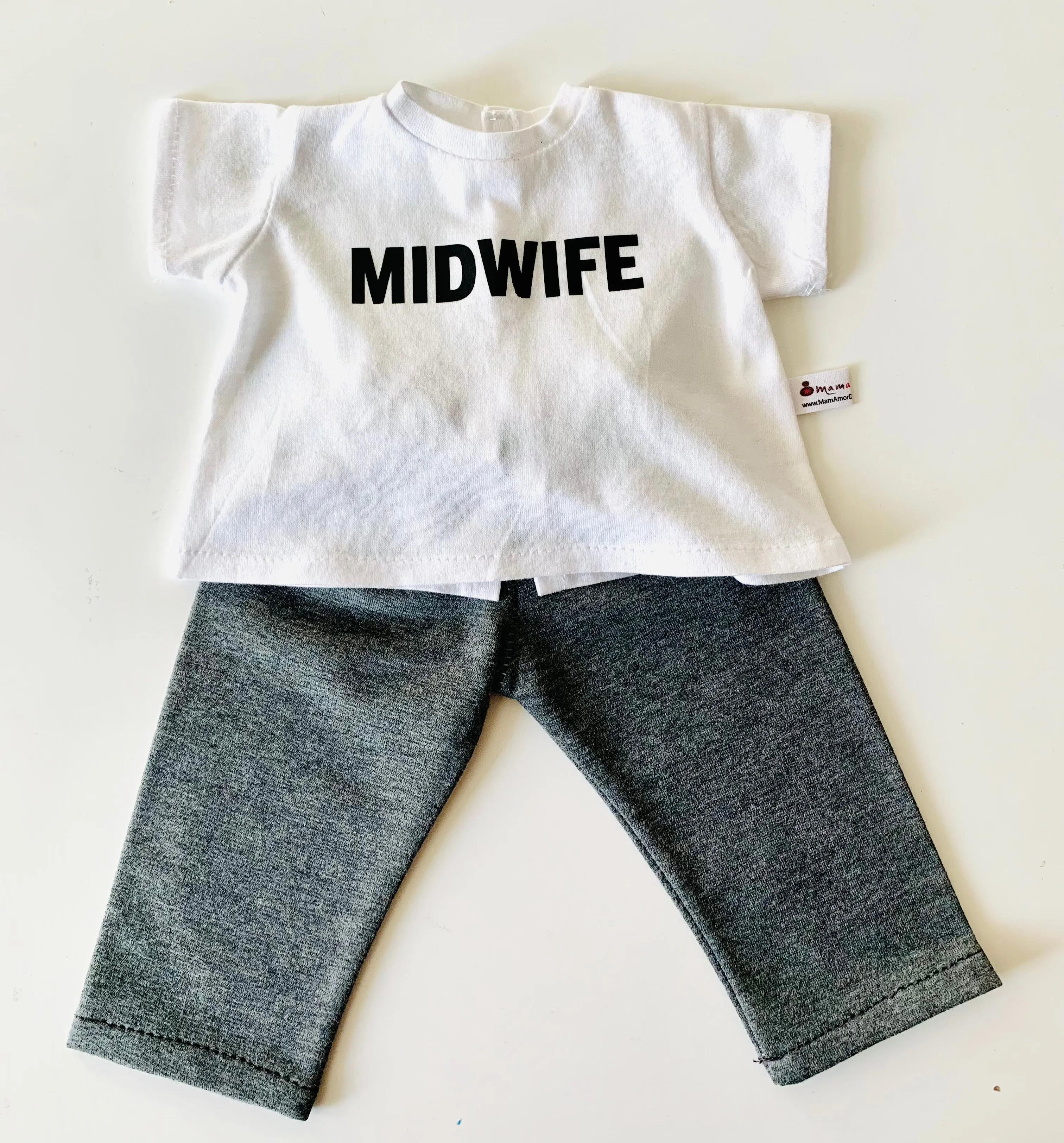 Doula and Midwife Doll Tee/Pants Sets