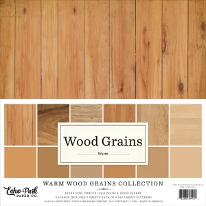 Echo Park - Warm Wood Grains- 12x12  Collection Kit