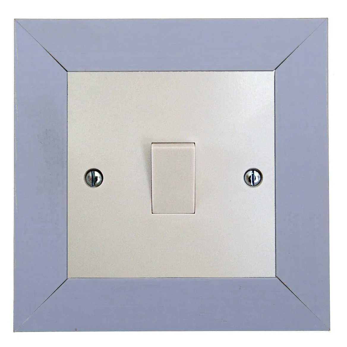 ElekTek Switch Surround Quadrant Frame Cover Finger Plate Primed Ready To Paint