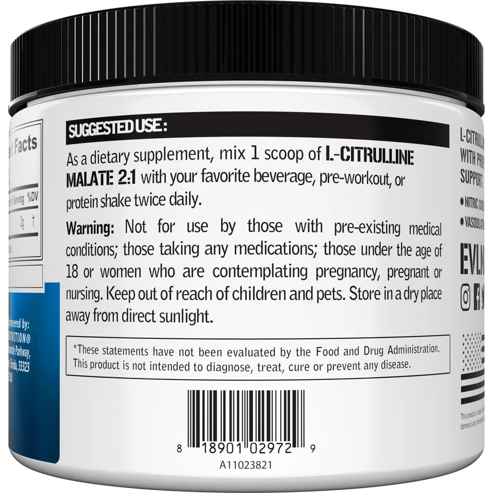 EVL L-Citrulline Malate 2:1 (Powder)