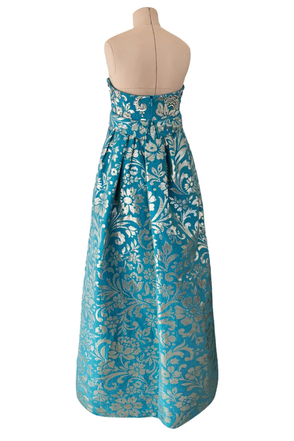 Extraordinary Cruise 2008 Christian Dior by John Galliano Look 60 Turquoise Dress w Crystals