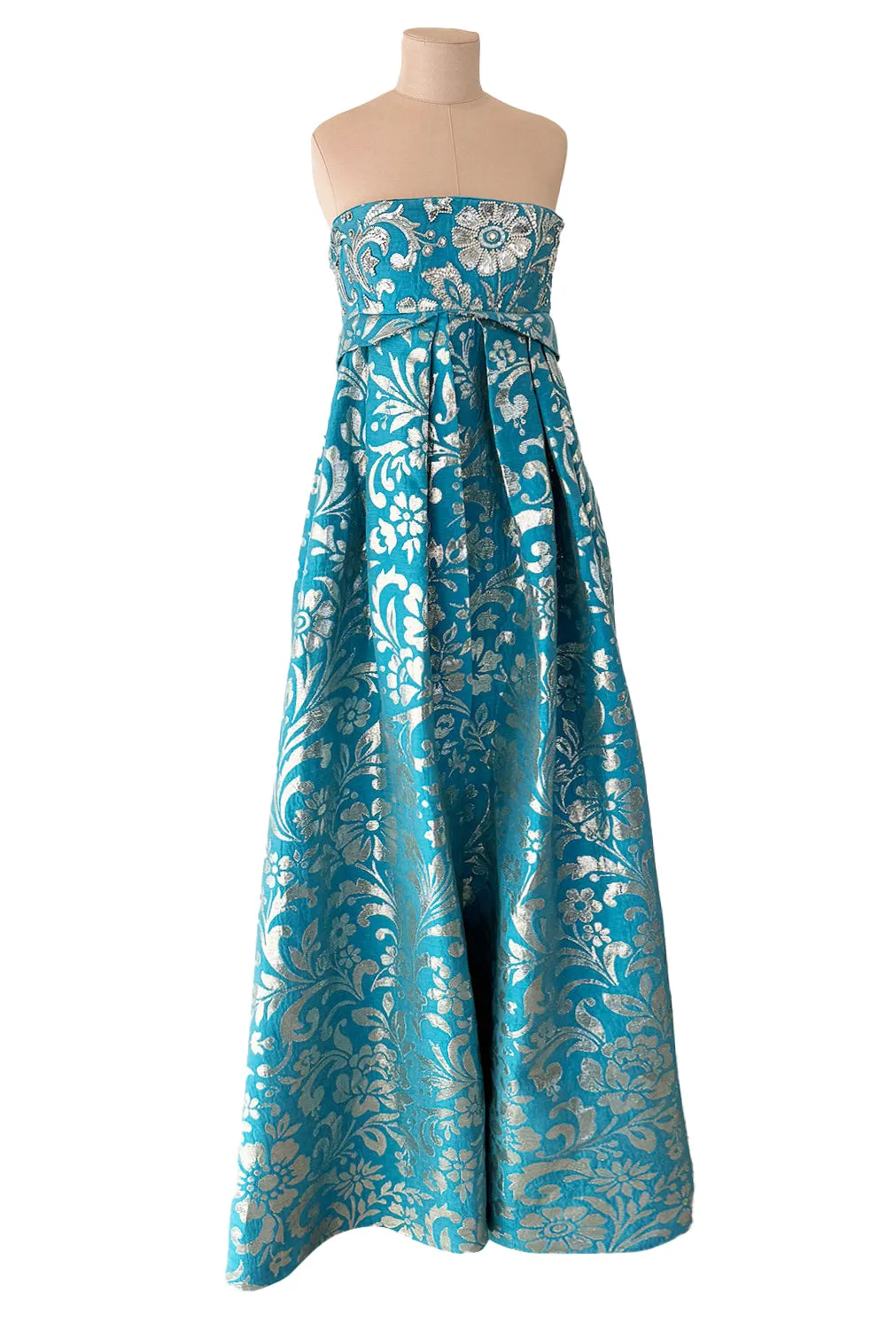 Extraordinary Cruise 2008 Christian Dior by John Galliano Look 60 Turquoise Dress w Crystals
