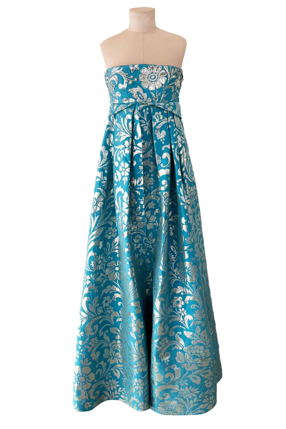 Extraordinary Cruise 2008 Christian Dior by John Galliano Look 60 Turquoise Dress w Crystals