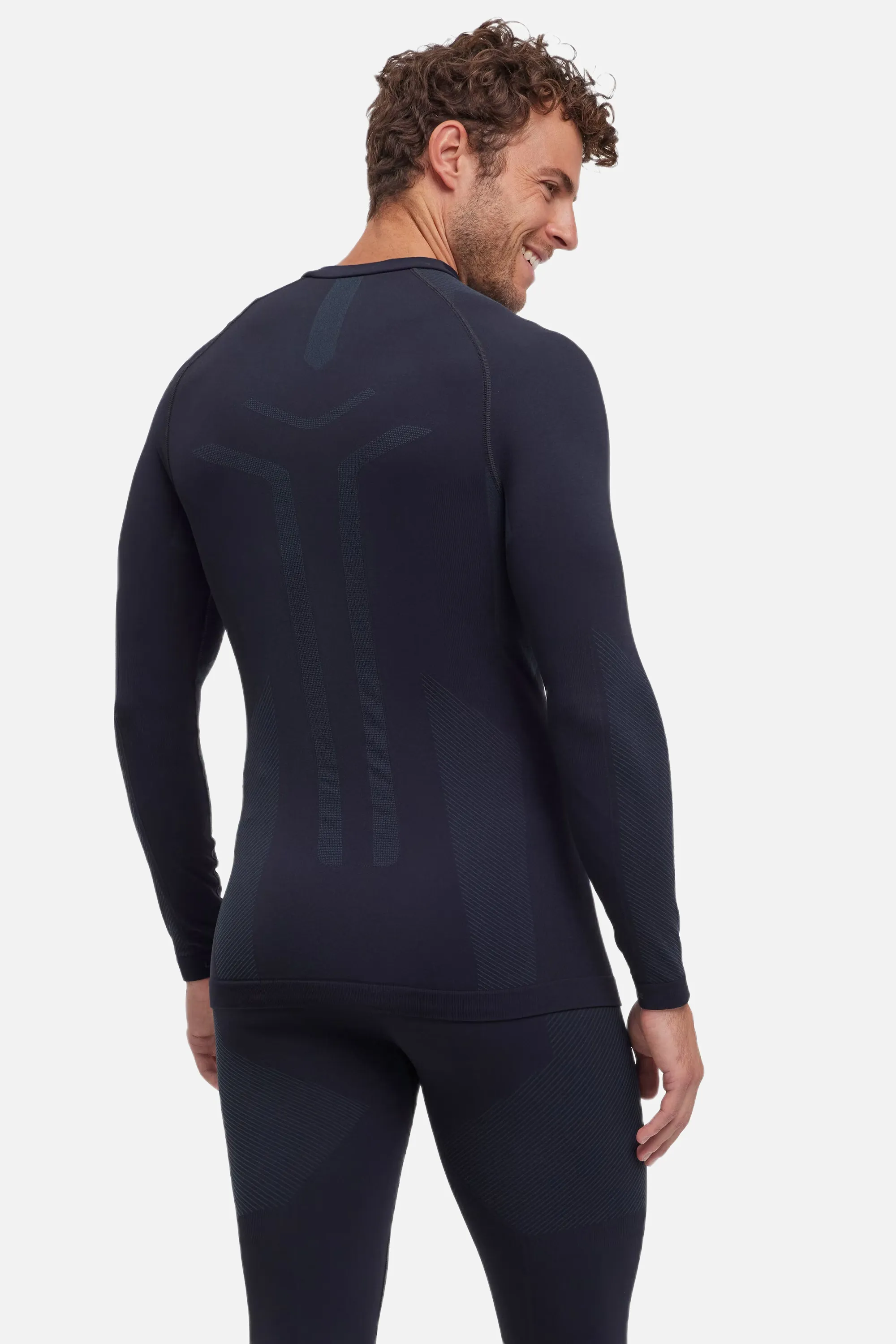 FALKE Men Long-sleeve shirt Warm - Black