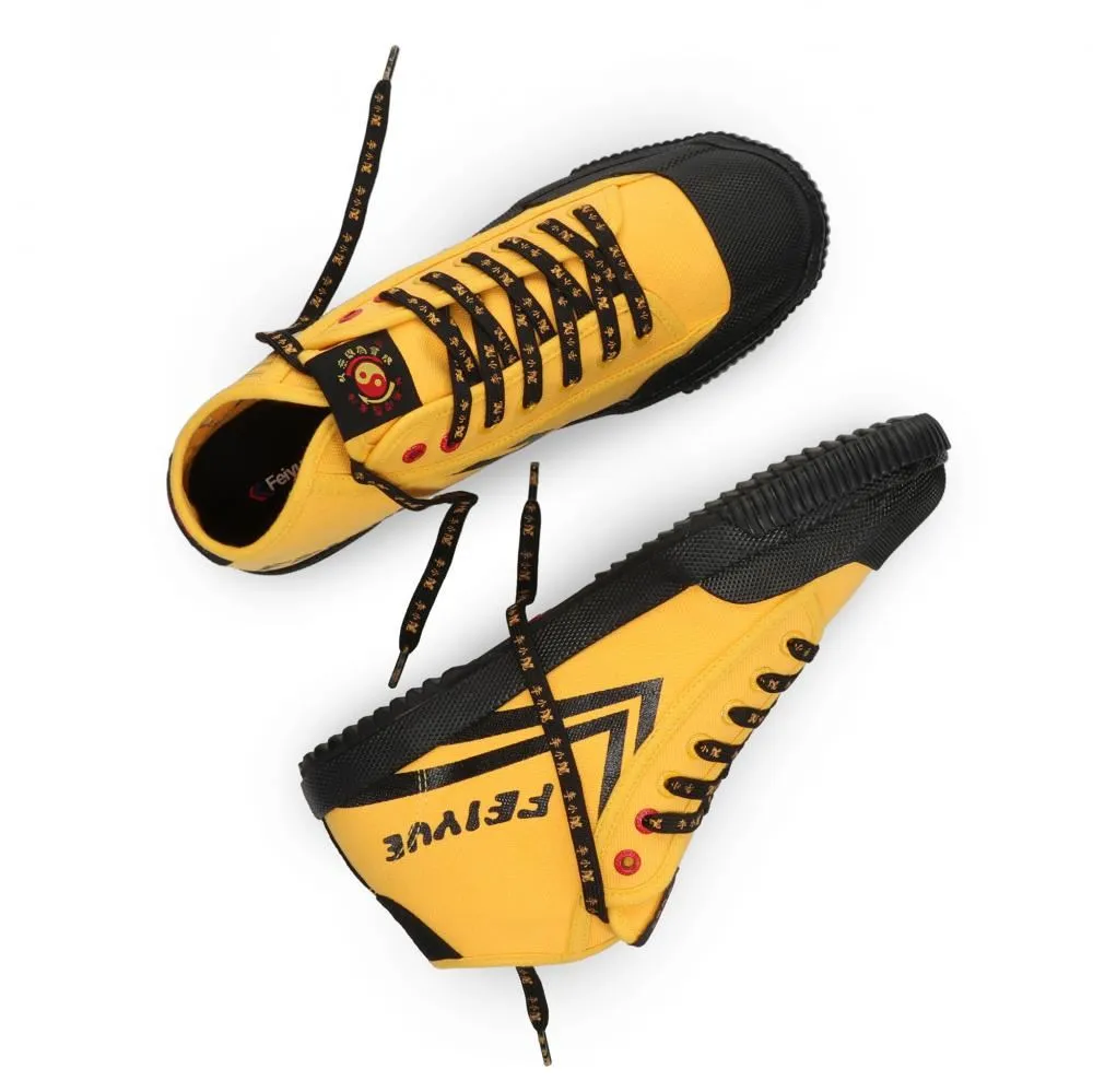Feiyue Footwear Feiyue x Bruce Lee 1920 Mid Martial Arts/Gym/Lifing Shoes - Yellow / Black