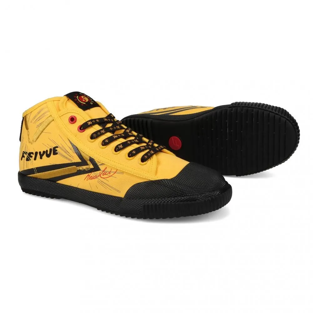 Feiyue Footwear Feiyue x Bruce Lee 1920 Mid Martial Arts/Gym/Lifing Shoes - Yellow / Black