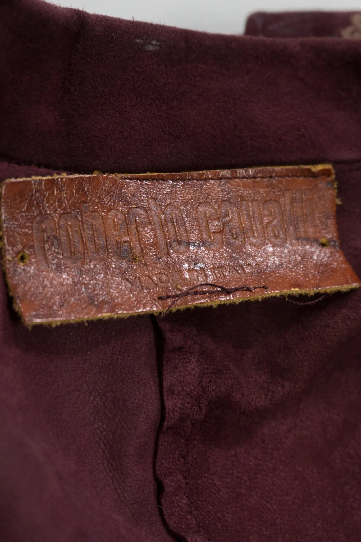 Flora Stamped Suede Boyfriend Jacket