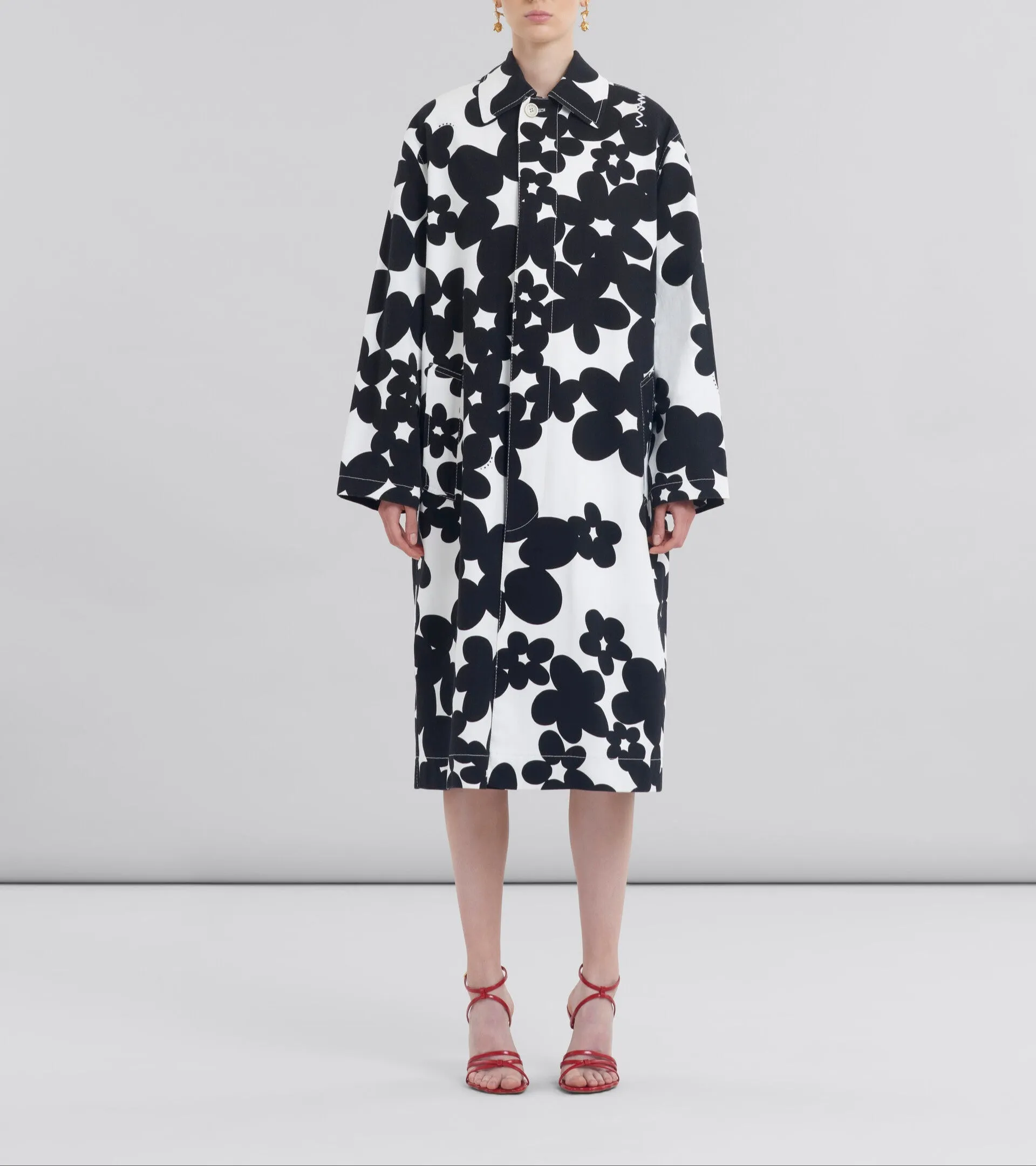 Floral Duster Coat